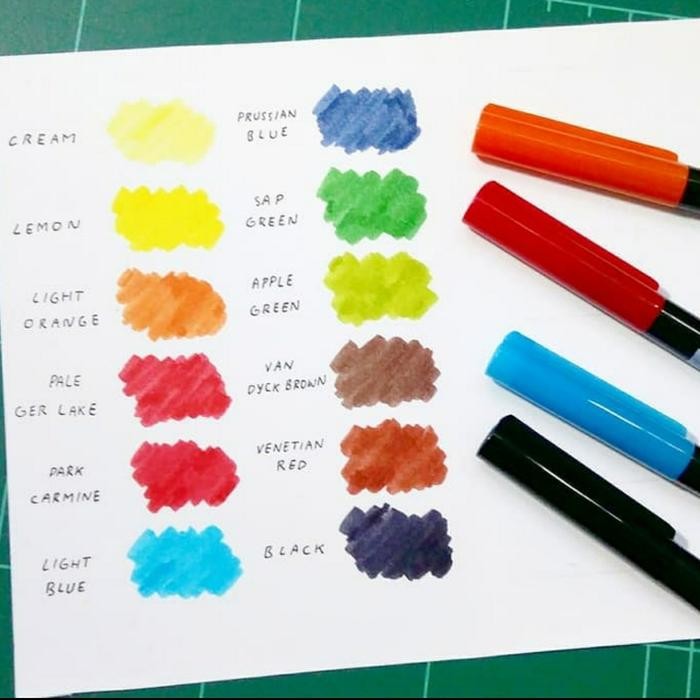 

Lyra Aqua Brush Duo 12 Color Pen Set