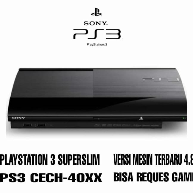 PS3 SUPERSLIM HFW/CFW FULL GAME 500GB+2STIK