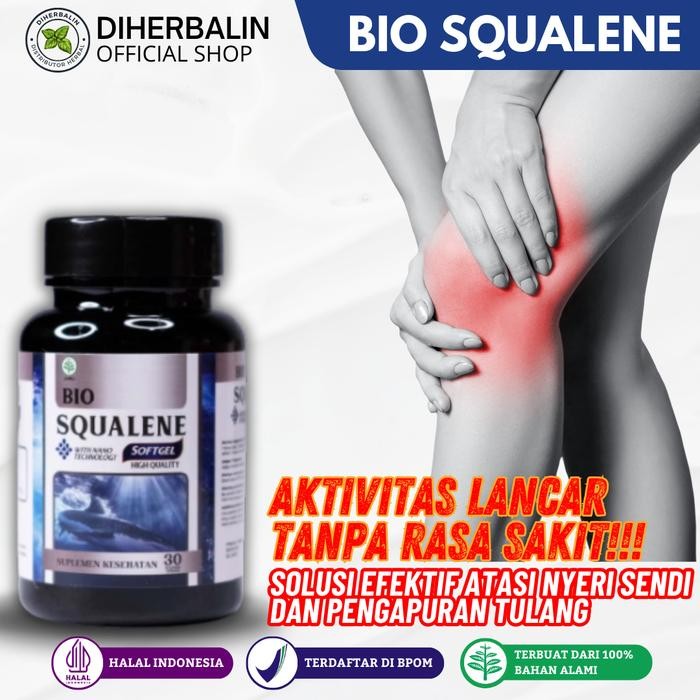 Bio Squalene Pelumas Sendi Lutut Kaku Sakit Saat Di Tekuk Pengapuran Sendi Lutut