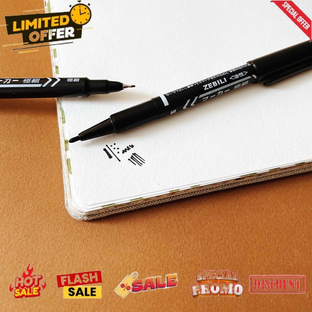 

Termurah ZEBILI AMAK Spidol Dual Side Pen 4in1 Long Nib Marker 0.7mm - A241 Diskon