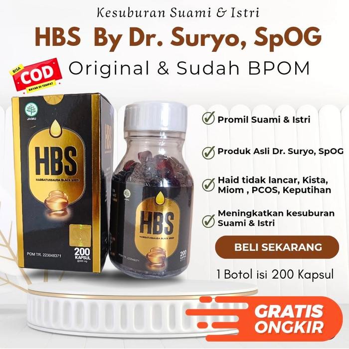 HBS By Dr.Suryo,SpOG ( Habbatussauda Oil Murni )