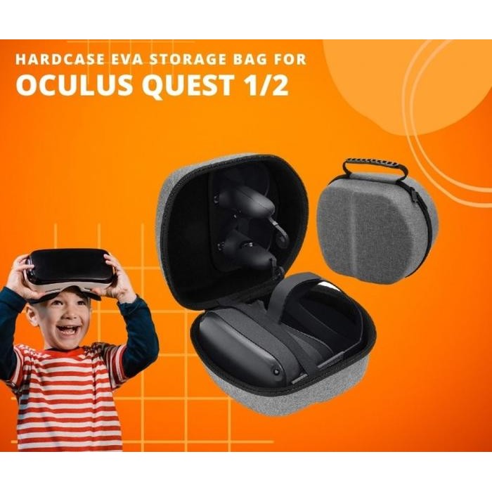 TERLARIS EVA Hard Case Storage for Oculus Quest - Tas Penyimpanan Oculus Quest