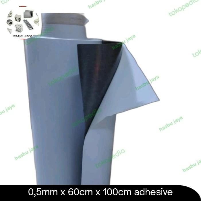 

Stok Baru Rubber Iron Adhesive / Lembaran Double tape Teba 0,5mm x 62cm