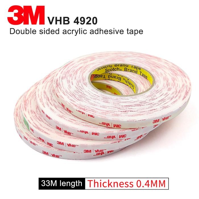 

Stok Baru 3M-4920-VHB-DOUBLE-TAPE-WHITE UK 12MMX4,5M