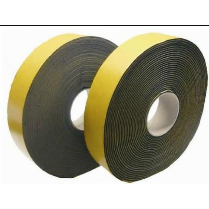

Stok Baru Lem Busa peredam SATU SISI/ lem Busa SINGLE TAPE FOAM 10MX25MMX2MM