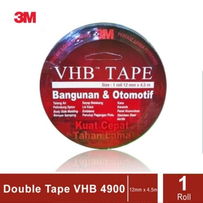 

Stok Baru Double tape vhb 3M 12 mm
