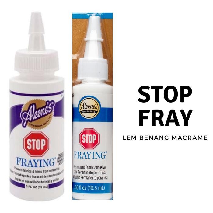 

Stok Baru Lem Aleene Stop Fray 2oz (59mL)