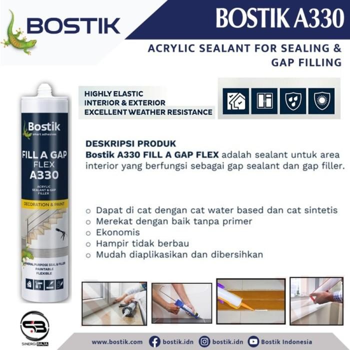 

Stok Baru Lem Pengisi Celah Flexible Bostik A330 Fill A Gap Flex