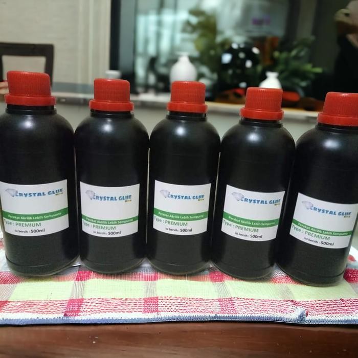 

Stok Baru lem akrilik premium 500ml / lem acrylic bening