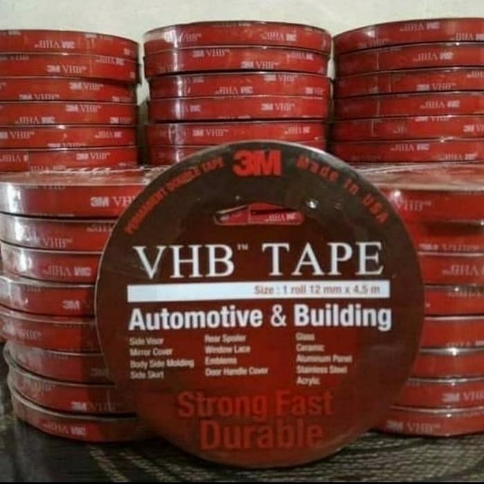 

Stok Baru Double Tape Outdoor 3M 12mm x 4,5m VHB TAPE