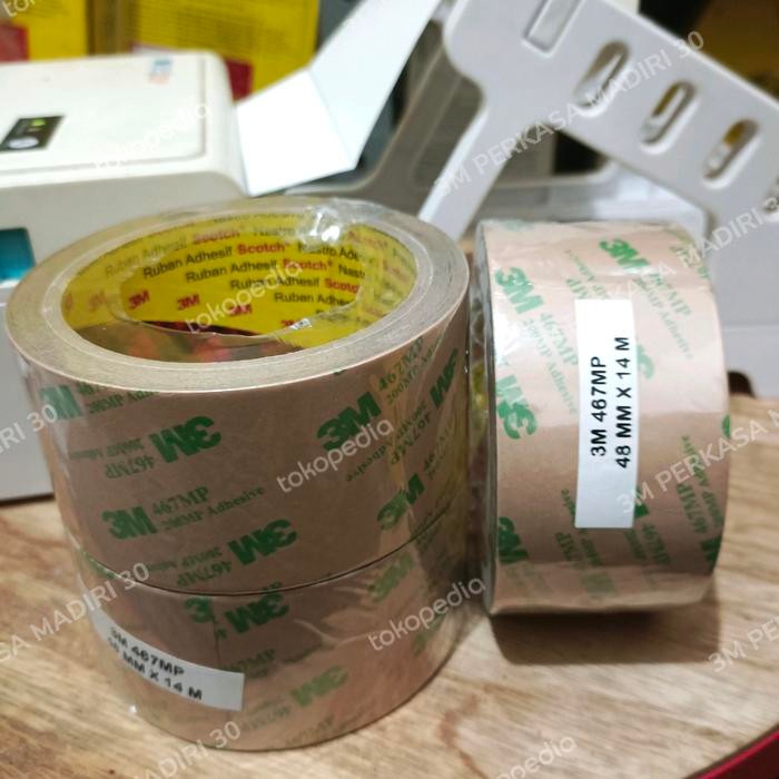 

Stok Baru Double Tape trasfarant 3M 467MP Uk 48mm x 14mtr Original