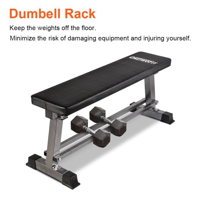 Onetwofit Weightlifting Bench Dumbbell Stool Home Exercise Training