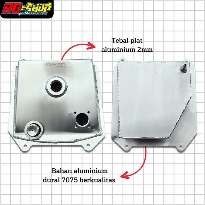 TANGKI BOX BAGASI COAK MIO SPORTY SMILE ALMUNIUM MU FACTORY THAILAND