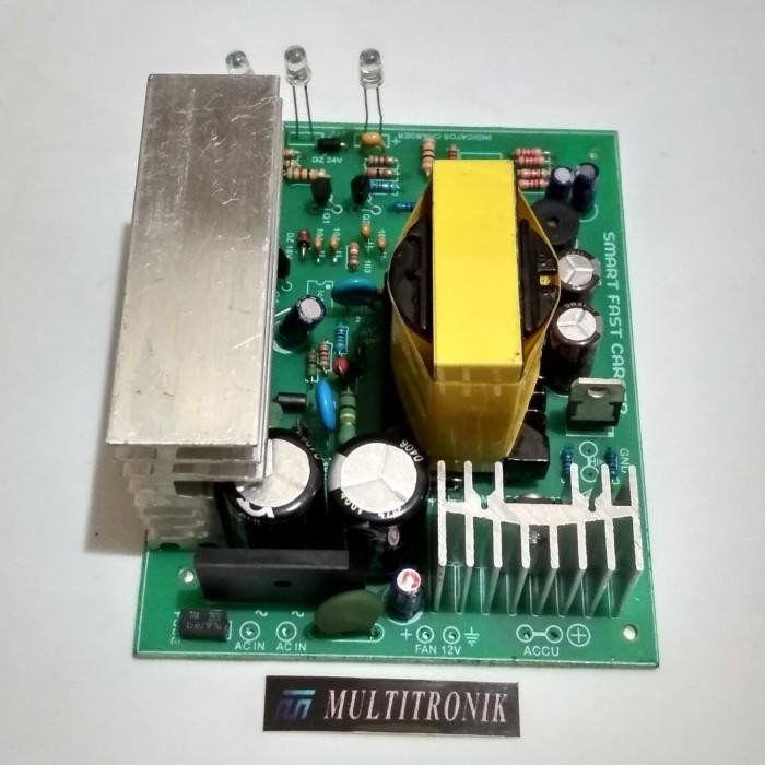 [Expert] Cas Aki otomatis Fast Smart Charger Max 120Ah 12Volt dan 24Volt