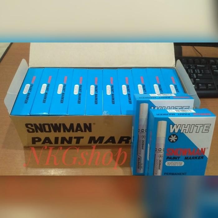 

Terlaris Spidol Paint Marker Snowman Putih/Spidol Putih Permanent-Wp 12 Ongkir Termurah
