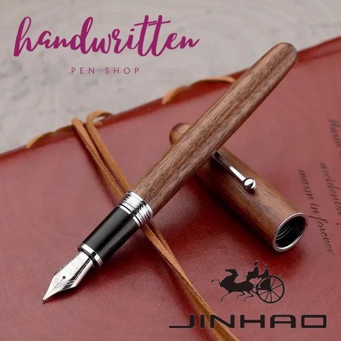

Terlaris Jinhao Typ 9026 Solid Wood Cartridge & Converter Fountain Pen / Pena Jinhao 9026 Ongkir