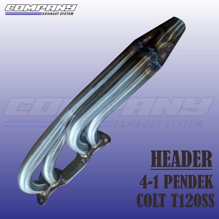 KNALPOT MOBIL HEADER 4-1 MITSUBISHI COLT T120SS ORIGINAL COMPANY_EXHAUST
