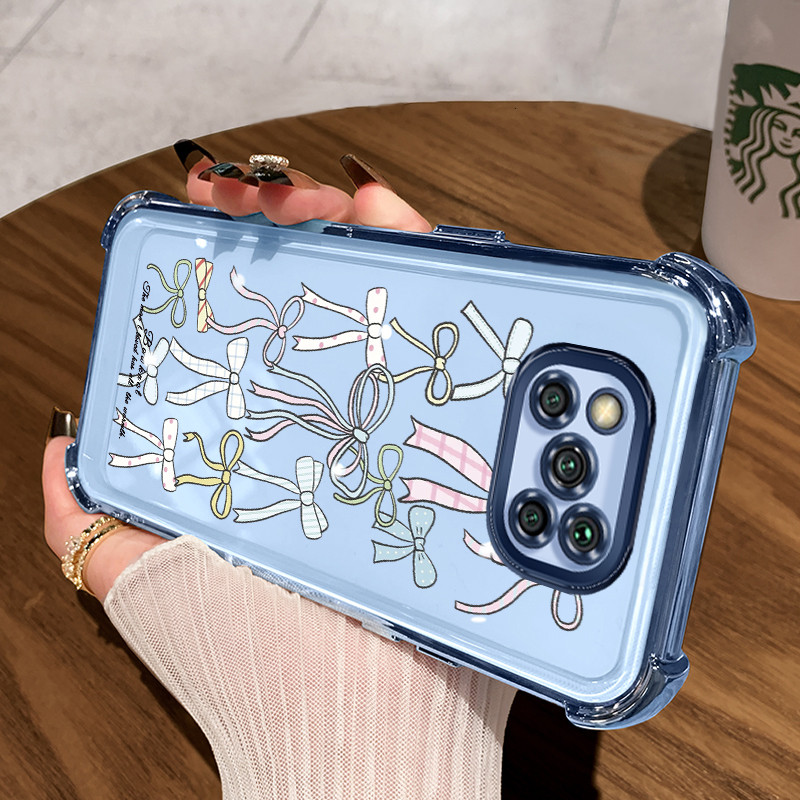 Casing Hp untuk Xiaomi POCO X3 POCO X3 NFC POCO X3 Pro Case Kasing Glitter Perlindungan airbag Kesin