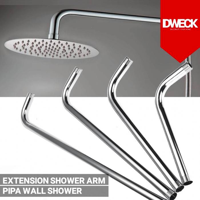 Pipa Wall Shower / Pipa Shower Mandi Dinding 40 CM