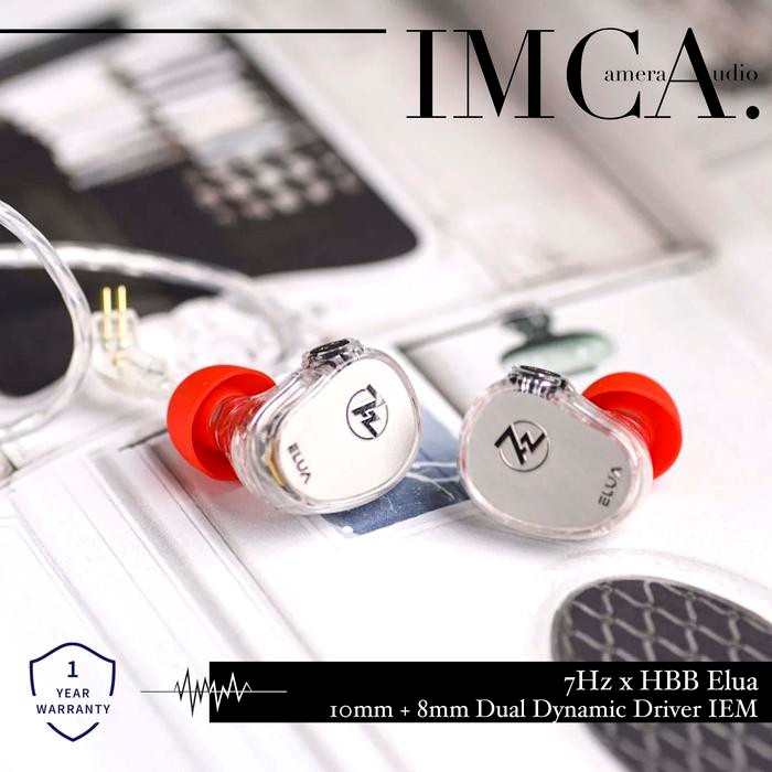 7Hz X Hbb Elua 10Mm + 8Mm Dual Dynac Driver Iem Earphone In Ear Monitor