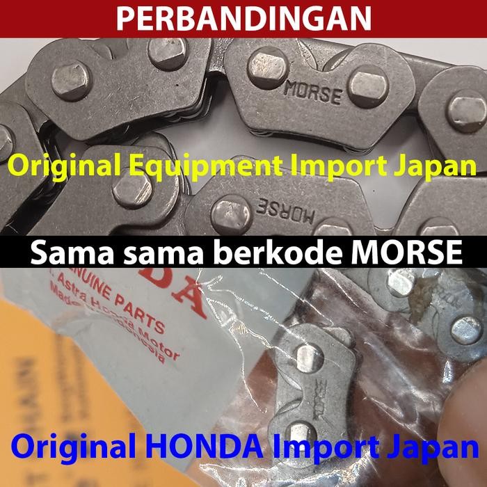 Rantai Keteng Tiger Original Morse Japan 102 Mata Standar