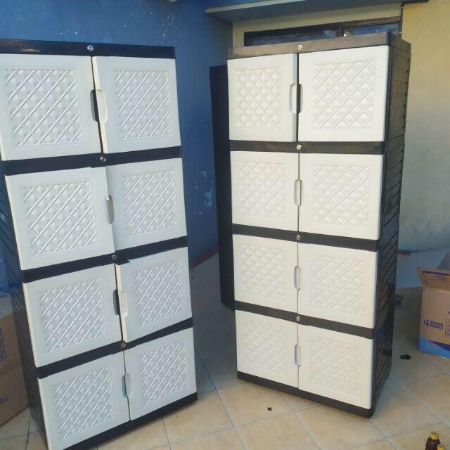Lemari plastik aquose jumbo susun 4