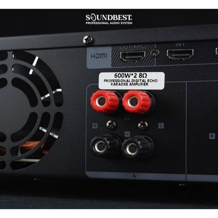 Amplifier Power Xer Karaoke Soundbest Dsp Bluetooth