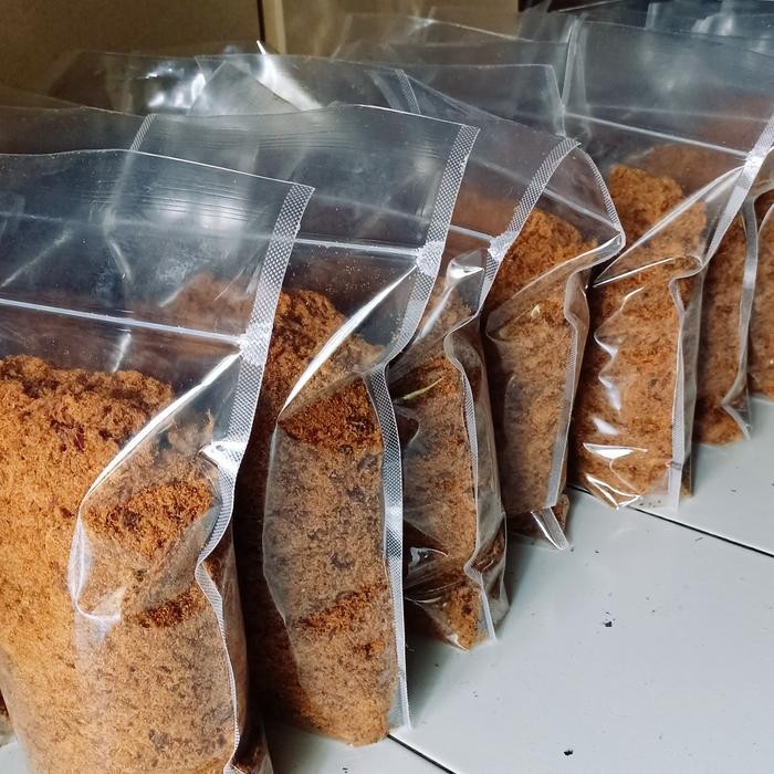 

BARANG TERLARIS Abon Ayam Super Khas Bantul Kemasan 500 Gram (Free Bubble Wrap & Dus)