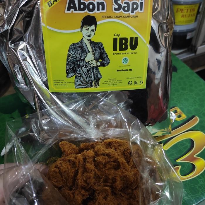 

BARANG TERLARIS Abon sapi Ibu toko maju 250 gram
