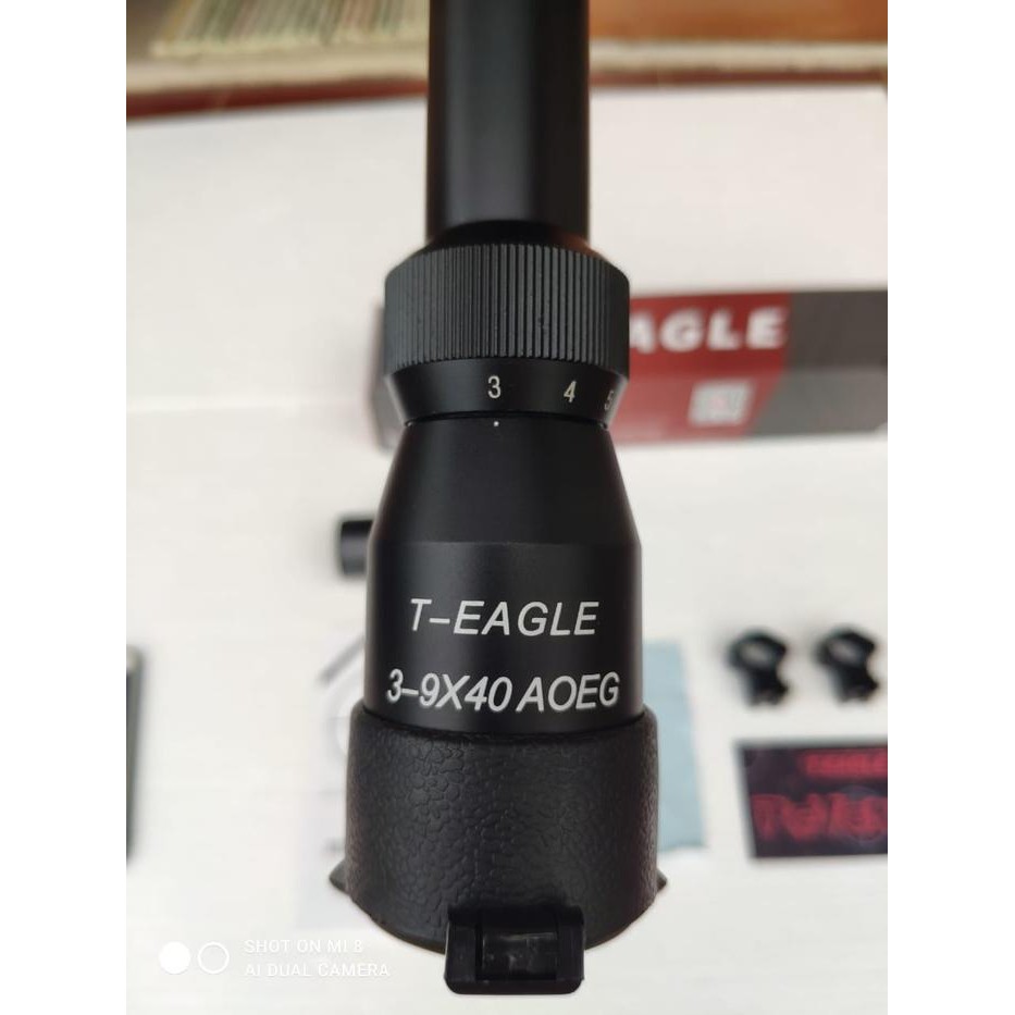 Underarmourshoop - Teleskop T Eagle 3-9X40 Aoeg Kn Bonus Sunhide Pakai Lampu
