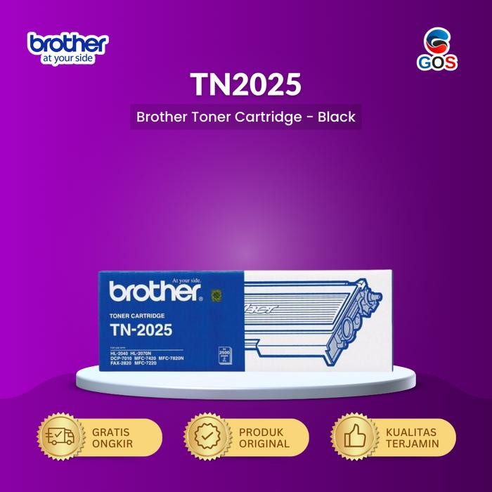 BROTHER Toner TN2025 Original Black TN 2025