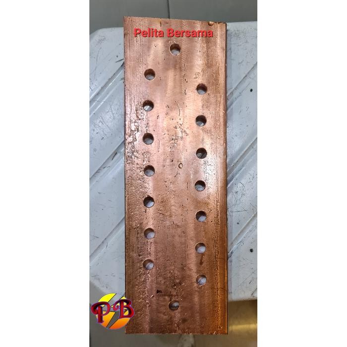 Busbar Tembaga 16 Lubang / Busbar Full Tembaga 16 Lubang (2 Ukuran)
