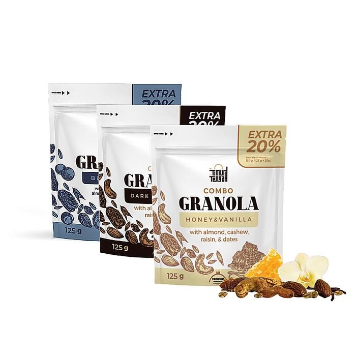 

Granola Timur Tengah 125Gr Almond Mete Sereal Oatmeal