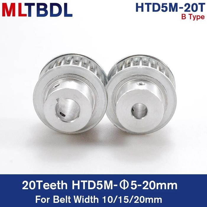 20 Teeth HTD 5M Synchronous Pulley Bore