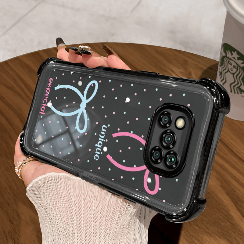 Casing Hp untuk Xiaomi POCO X3 POCO X3 NFC POCO X3 Pro Case baru Kasing Glitter Perlindungan airbag 