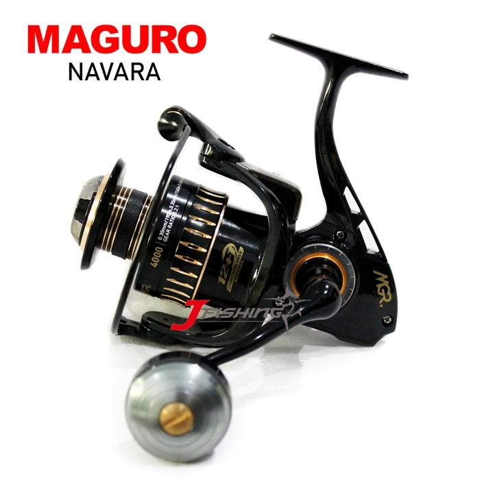 Paling Laris Reel Maguro Navara Power Handle Metal Body Laut Jigging 3000 4000 6000