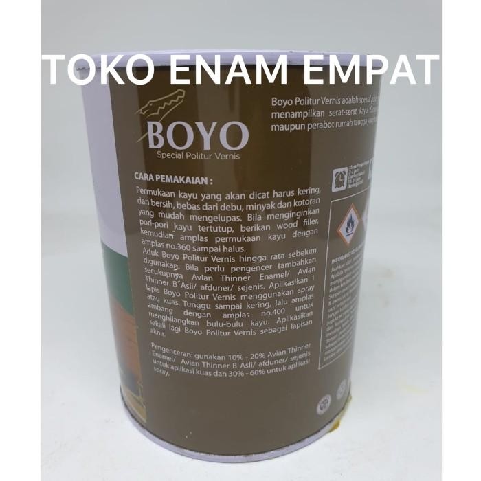 Expert Cat politur / cat vernis kayu BOYO 1 kg