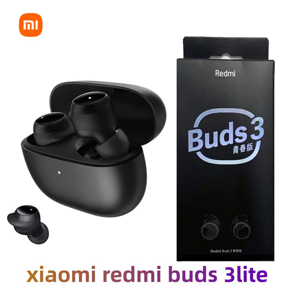 IMPORT Original Xiaomi Redmi Buds 3 Lite TWS Bluetooth 5.2 Earphone IP54 18h Headset Headphone Ture