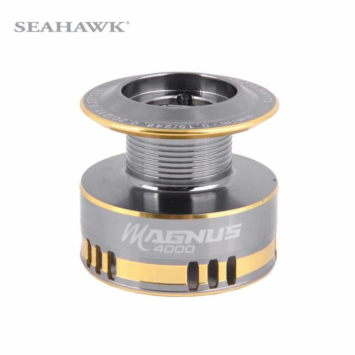 Terbaik Reel Pancing Spinning Seahawk Magnus 2500/4000/6000/ Metal Body Power Handle