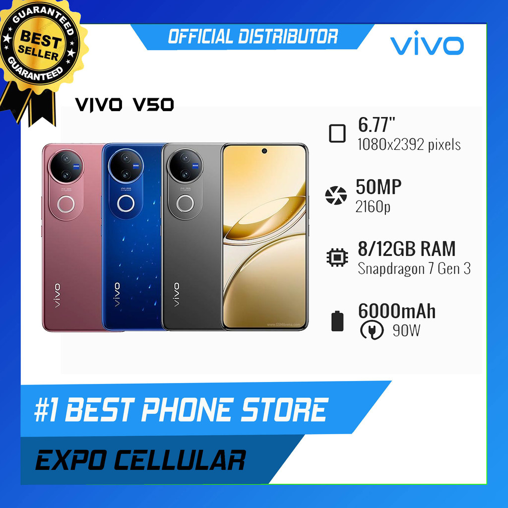 VIVO V50 5G - 12/256 GB RAM - SNAPDRAGON 7 GEN 3 - REPACK