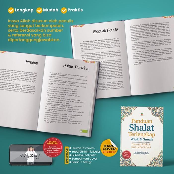 BUKU TUNTUNAN SHOLAT WAJIB DAN SUNNAH LENGKAP PANDUAN SHALAT TERLENGKAP SUPER DOA ADI HIDAYAT