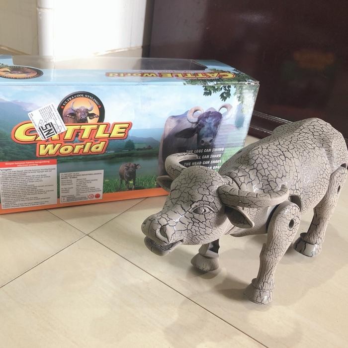 Mainan Kerbau Berjalan dan suara