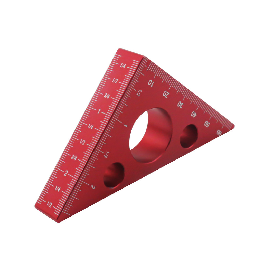 90/45 Degrees Woodworking Measurement Block tools Right Angle Ruler DIY Woodworking Triangular Ruler