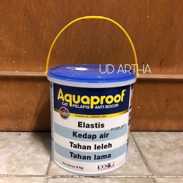 Aquaproof Cat Pelapis Anti Bocor 4 Kg Putih Abu Abu Hitam Mer