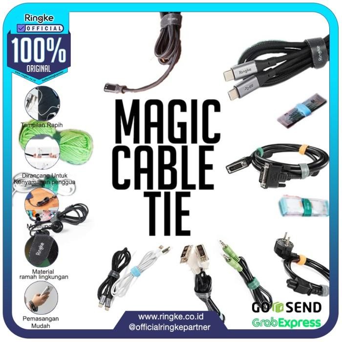 

PROMO! Rearth Ringke Pengikat Kabel Magic Cable Tie Perapih Kabel