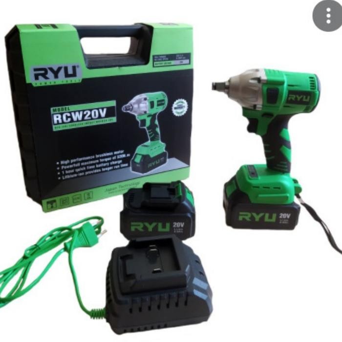 Impact wrench cordless RYU RCW20/bor impact ryu 20V