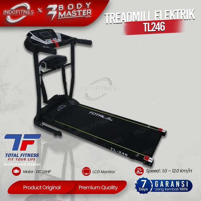 Treadmill Tl-246 - Treadmil Elektrik Tl246 Original Total Health Gym
