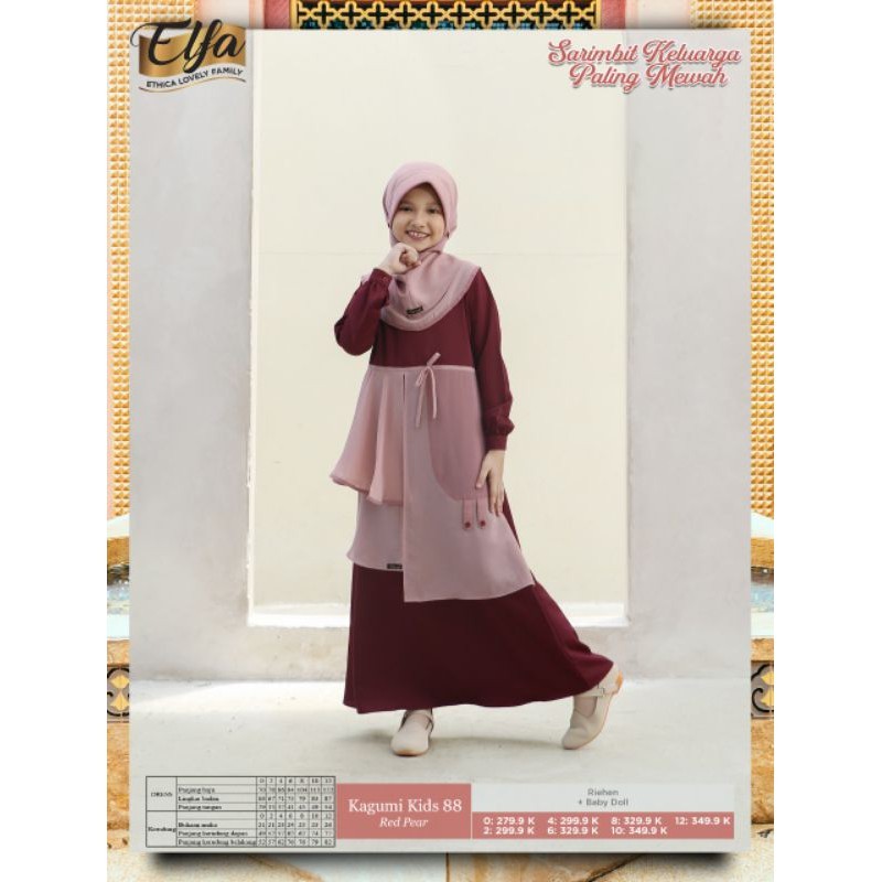 GAMIS ANAK ETHICA KAGUMI KIDS 88
