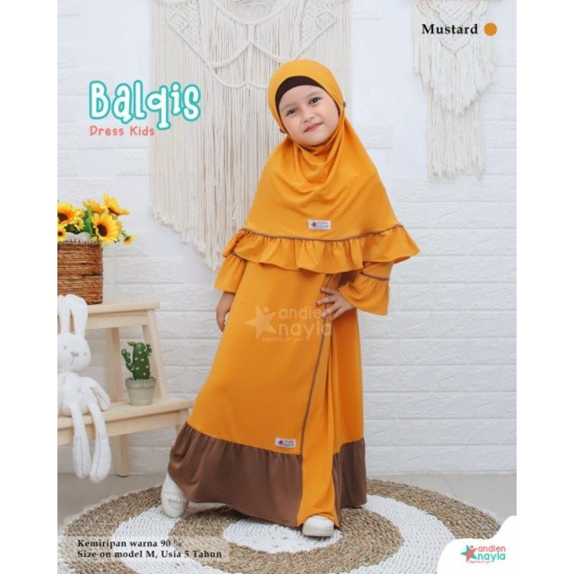 GAMIS ANAK MOUZA BALQIS KIDS SET