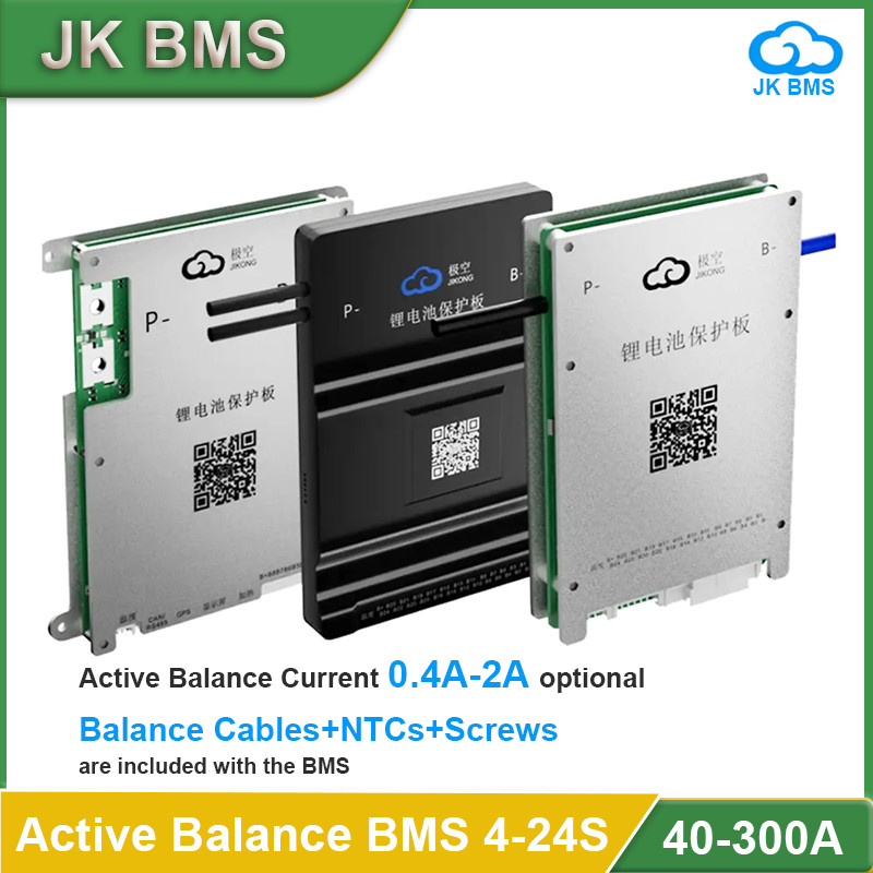 IMPORT JK BMS JIKONG 4S 8S 12S 16S 17S 18S 20S 24S Smart BMS Lifepo4 48V 0.4A-2A Active Balance BMS